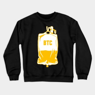 Bitcoin Junkie Cryptocurrency Crewneck Sweatshirt